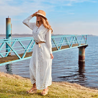 Boho Lace Two-Piece Set – White