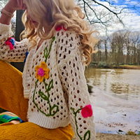 Garden Daydream Crochet Cardigan