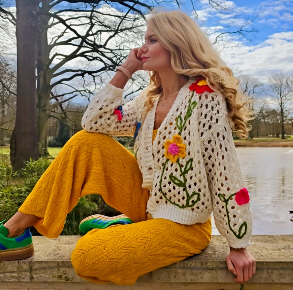Garden Daydream Crochet Cardigan