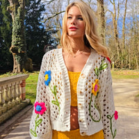 Garden Daydream Crochet Cardigan