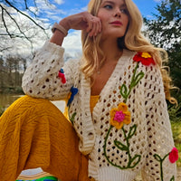 Garden Daydream Crochet Cardigan
