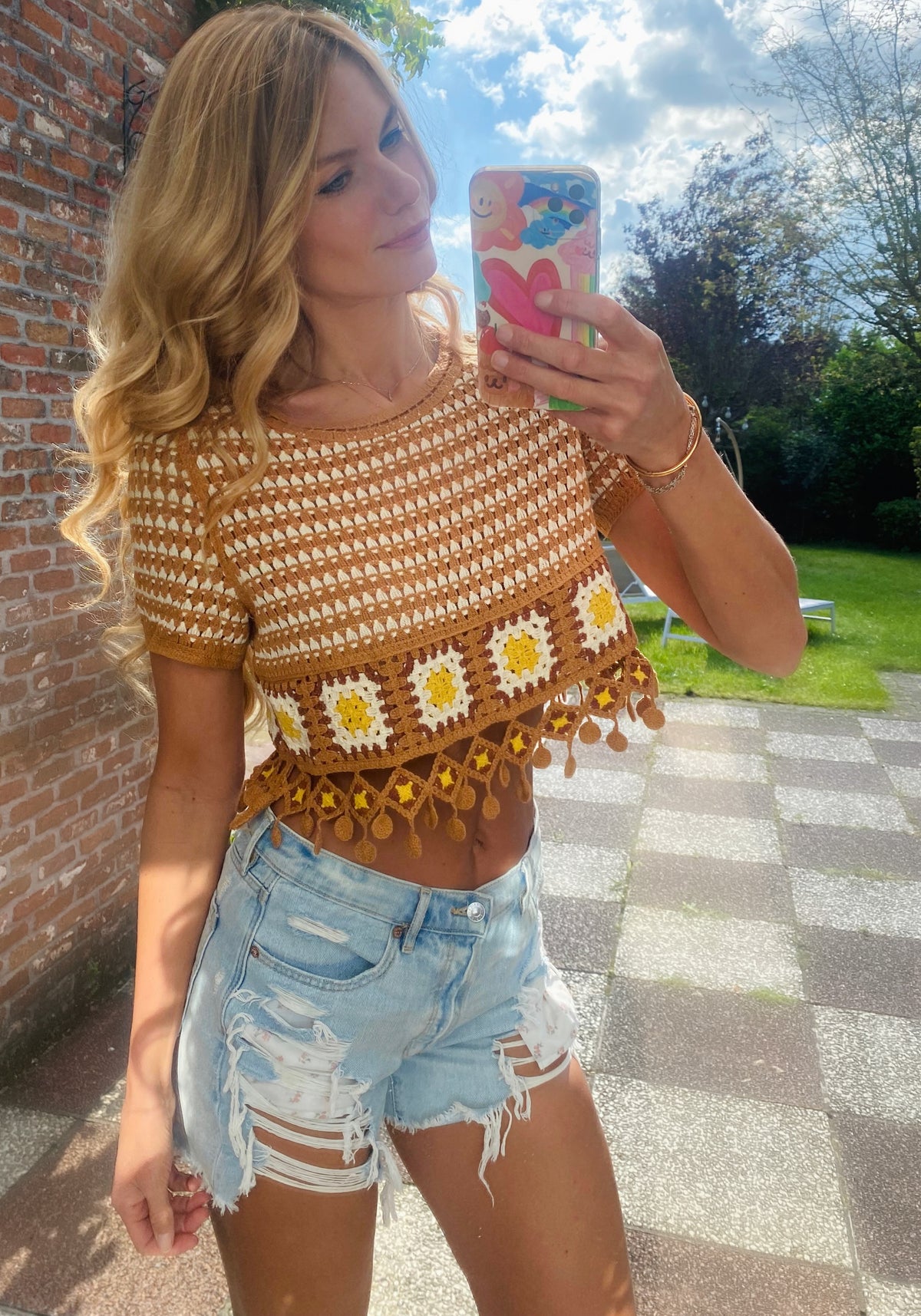 Boho Crochet Festival Crop Top