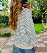 Ciao Amore Striped Sweatshirt