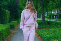 Cozy Chic pink Tracksuit Set for Lounging and On the Move