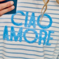 Ciao Amore Striped Sweatshirt