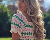 Adorable Pastel Crochet Top